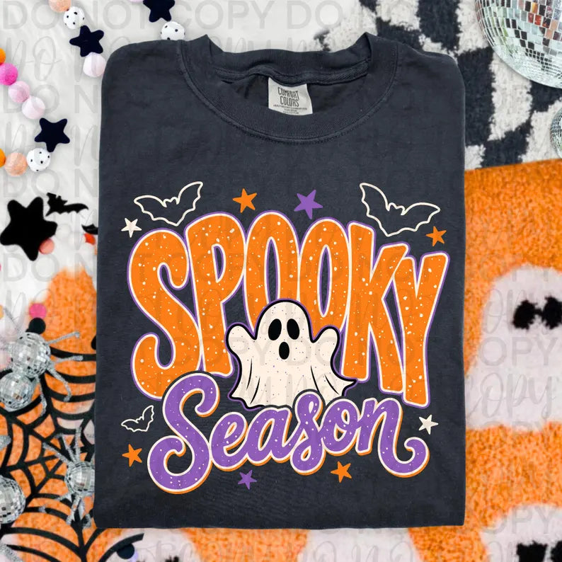 Spooky Season Ghost Halloween DTF Print