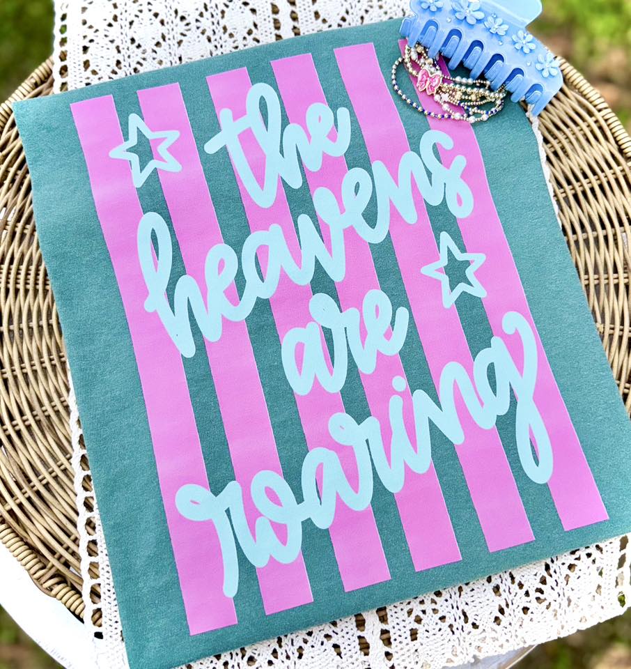 The Heavens Are Roaring Faith DTF Transfer