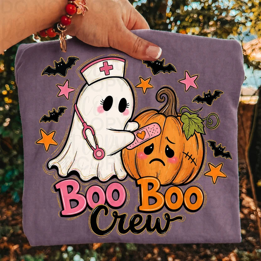 Nurse Boo Boo Crew Halloween DTF Print