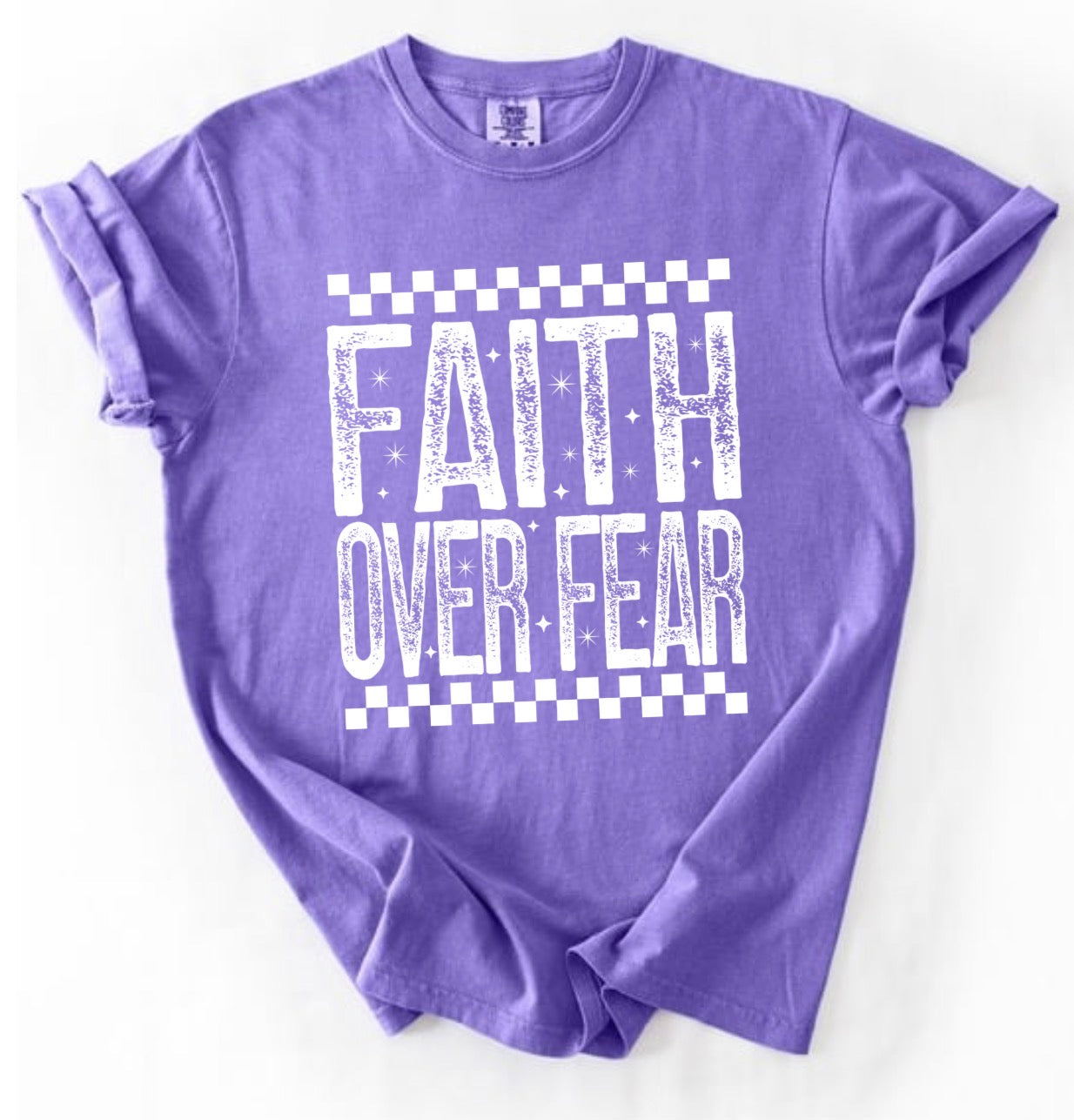 Faith Over Fear Screen Print Transfer