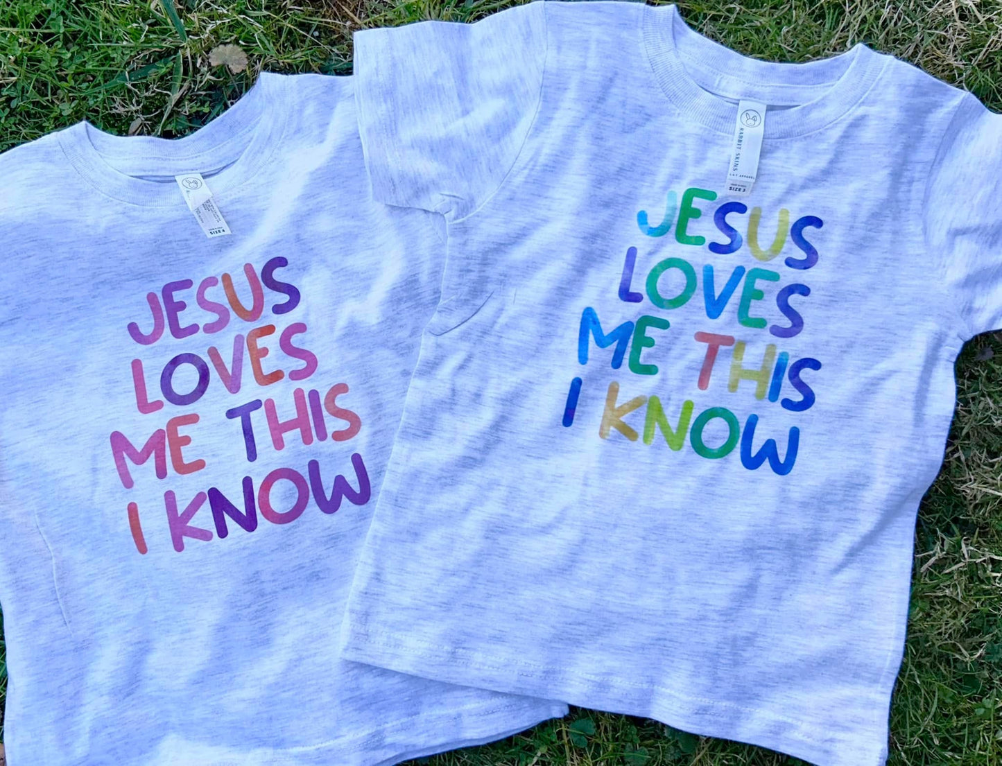 Boy/Girl Jesus Loves Me This I Know tee