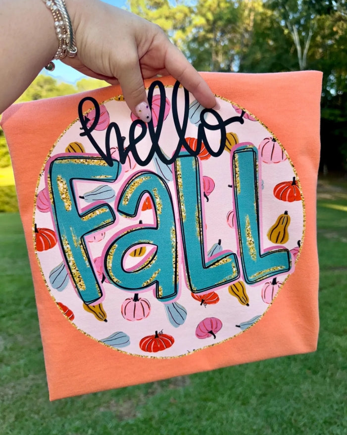 Hello Fall DTF Print
