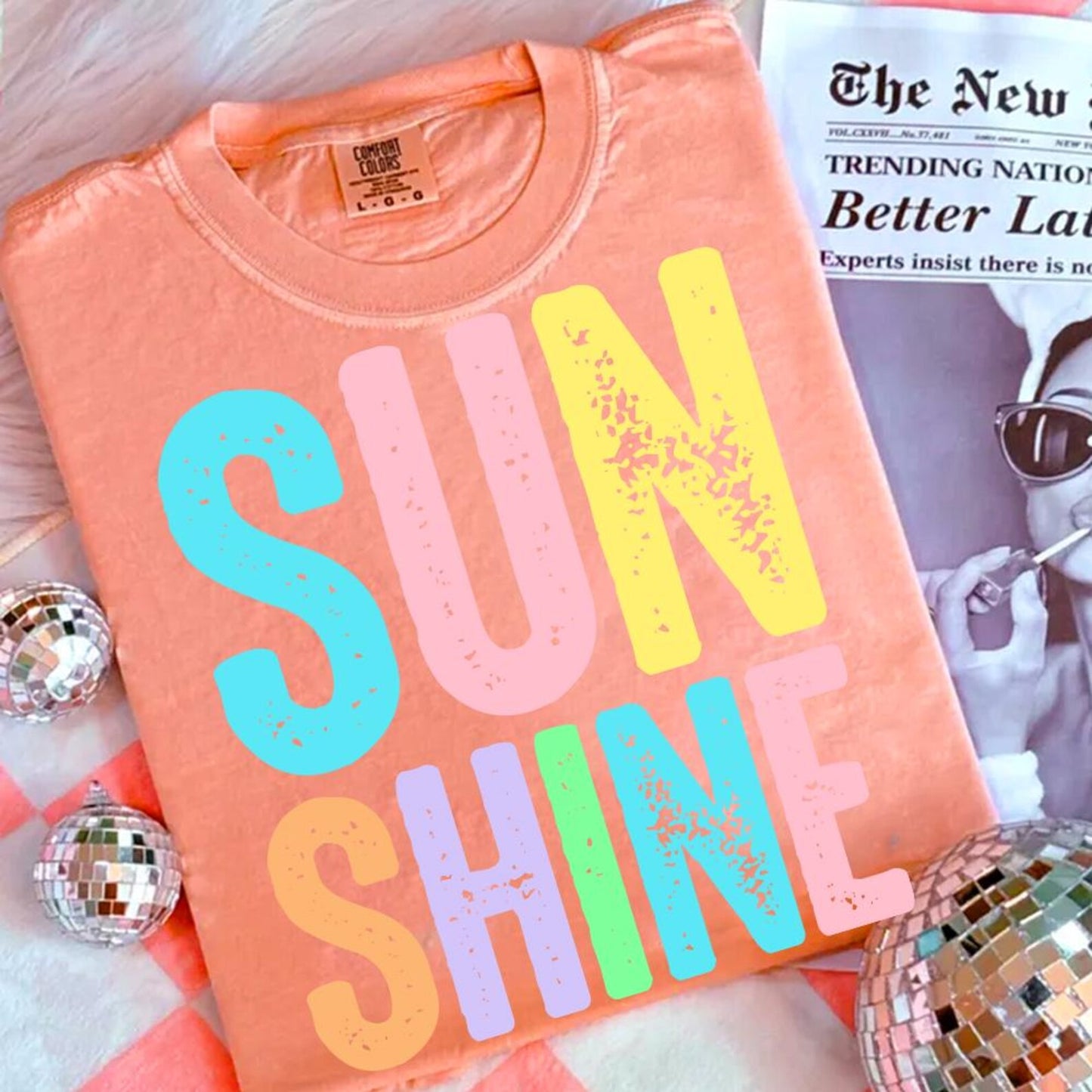 Sunshine Summer DTF Transfer