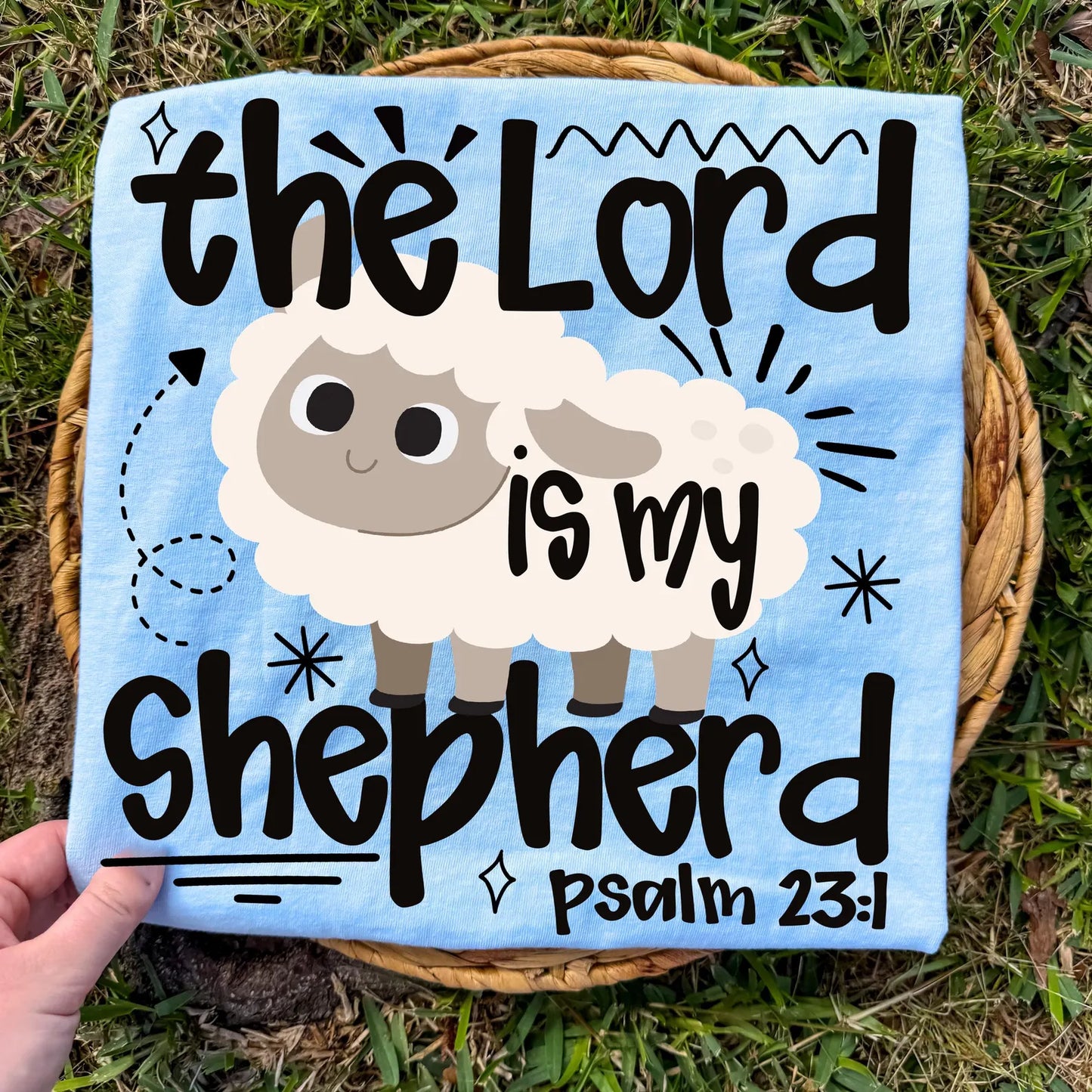 The Lord is My Shepherd Faith DTF Transfer