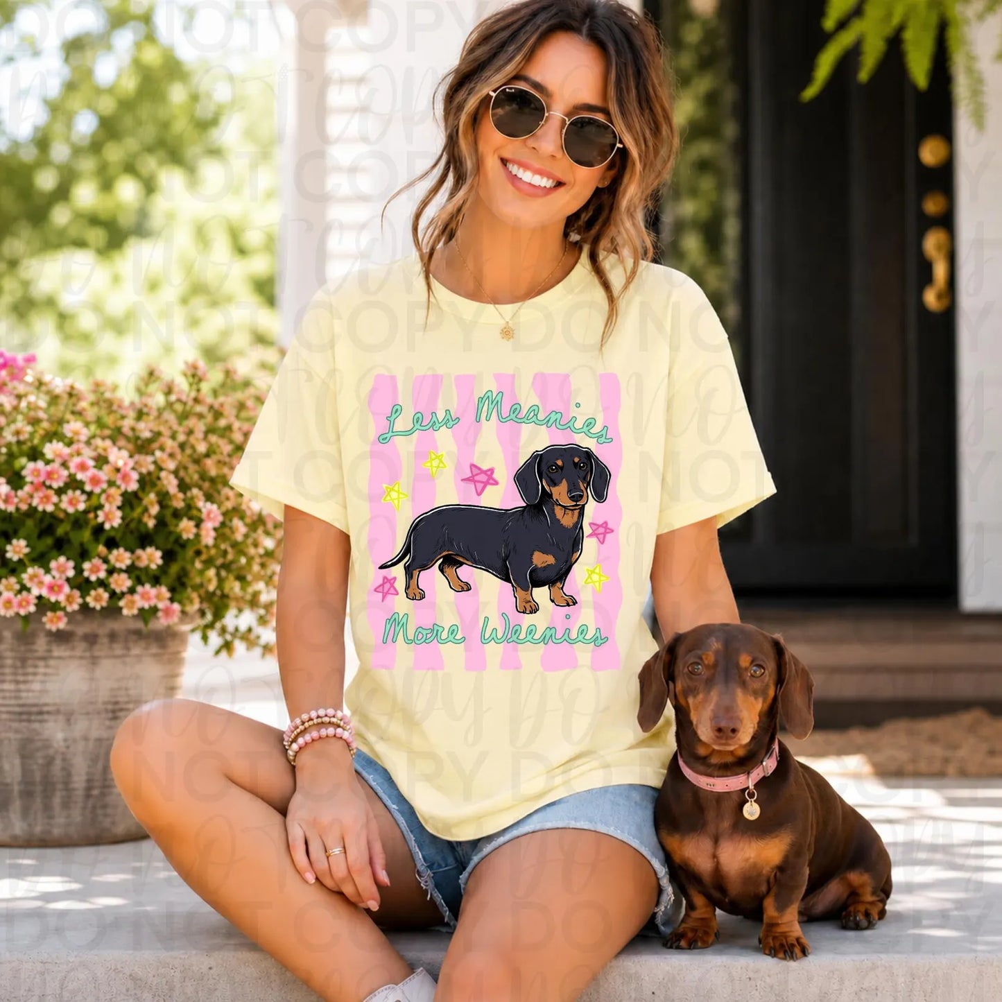 Less Meanies More Weenies Everyday DTF Transfer