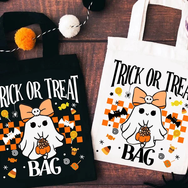 Trick or Treat Bag Halloween DTF Print
