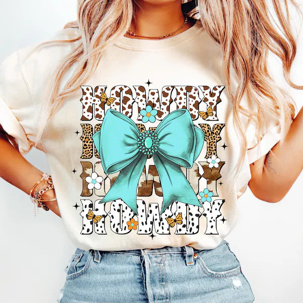 Howdy Bow Everyday DTF Print