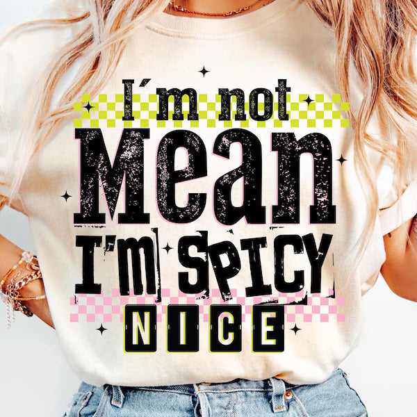Spicy Nice Everyday DTF Print