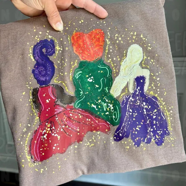 Sisters Splatter DTF Transfer