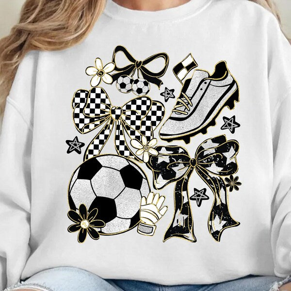 Soccer Coquette Sports DTF Print