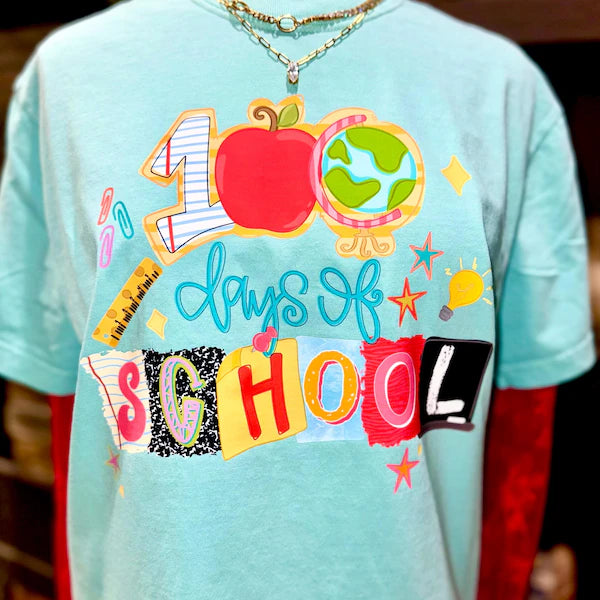 100 Days of School DTF Transfer