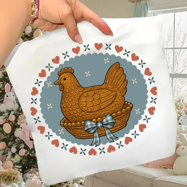 Vintage Hen on Nest Everyday DTF Transfer