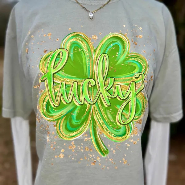 Lucky St Patrick's Day DTF Transfer