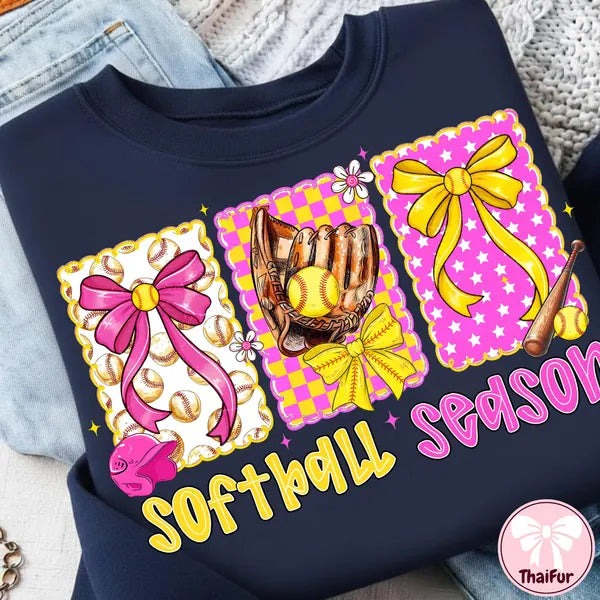 Softball Season Sports DTF Transfer