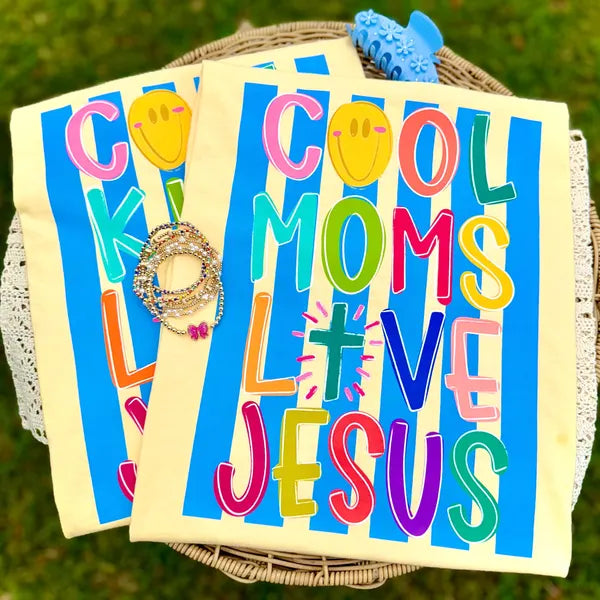 Cool Moms Love Jesus Faith DTF Transfer