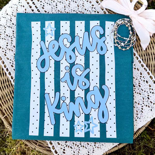 Jesus is King Faith DTF Transfer