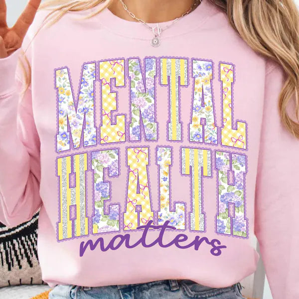 Mental Health Matters Awareness DTF Transfer