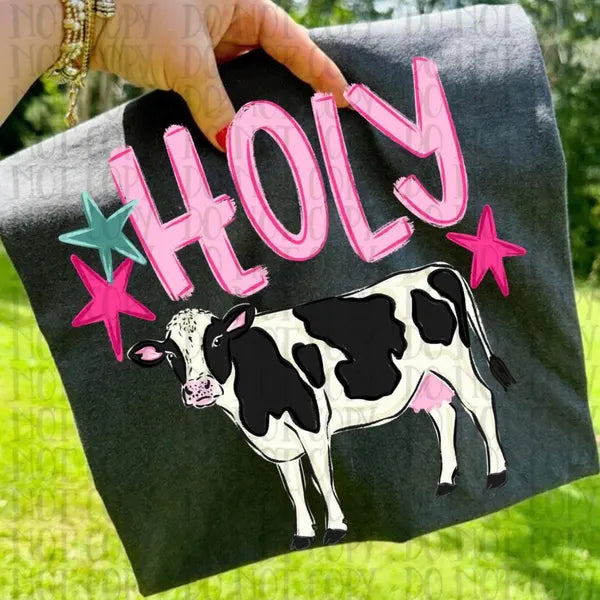 Holy Cow Everyday DTF Transfer