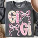 GiGi Pink Bows Mama DTF Print