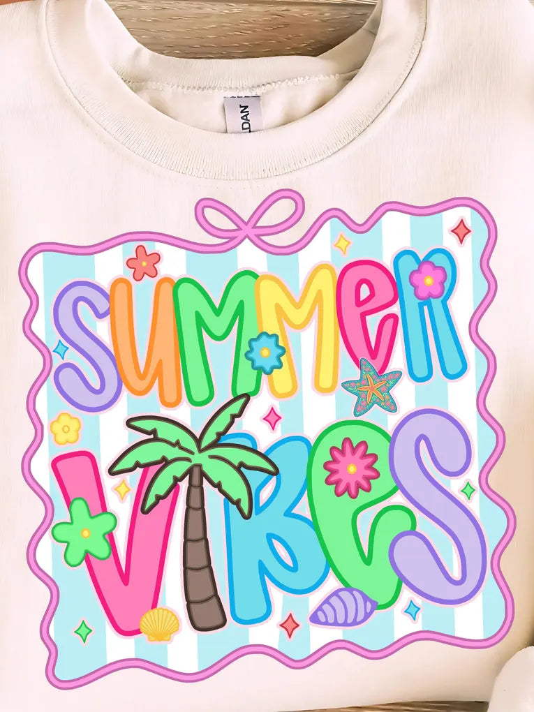 Neon Summer Vibes Summer DTF Transfer