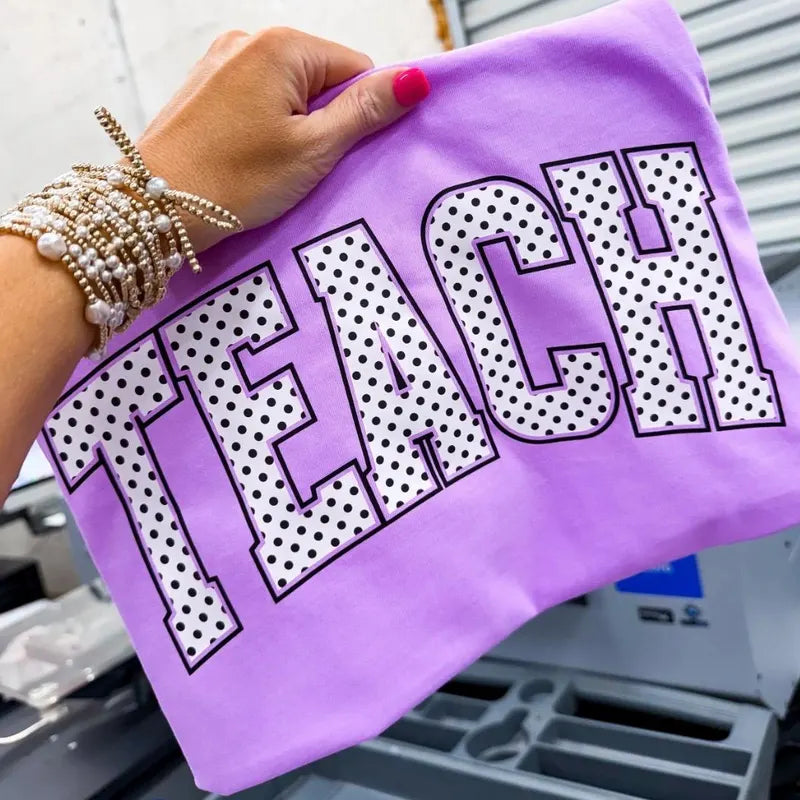 Teach Dotted Occupation DTF Transfer