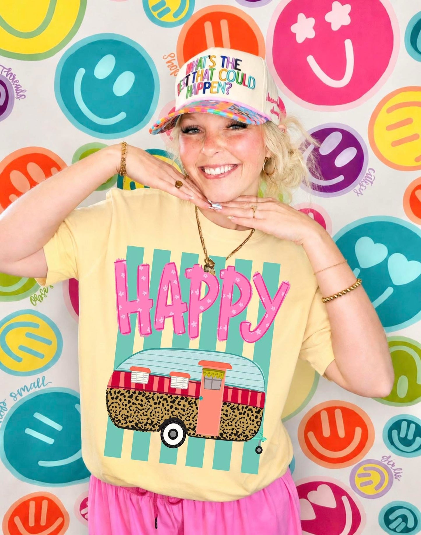 Happy Camper Everyday Summer DTF Print