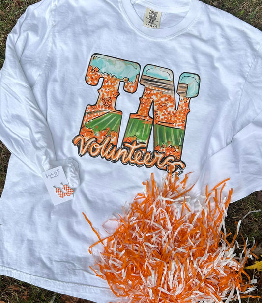 TN Watercolor Stadium tee