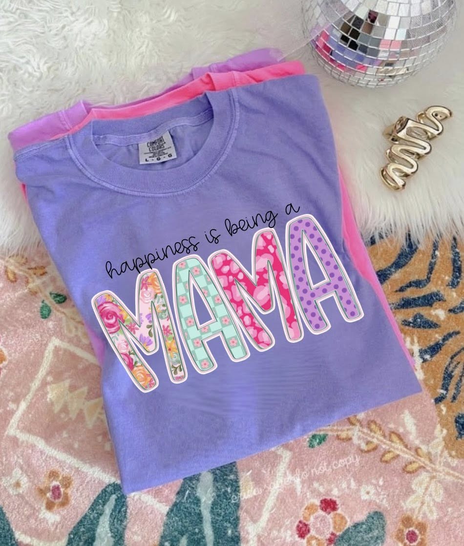 Bright Floral Name tee