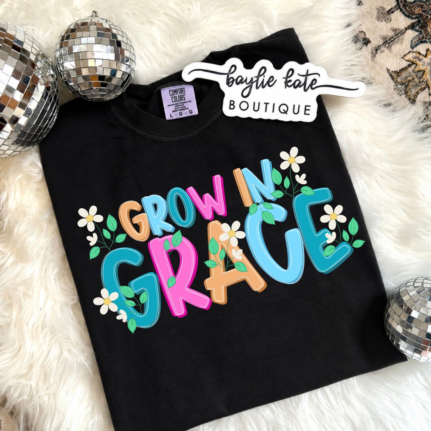 Grow in Grace Faith DTF Print
