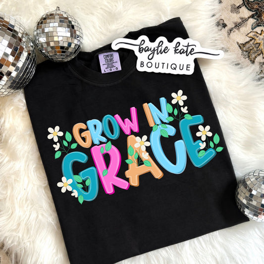 Grow in Grace Faith DTF Print