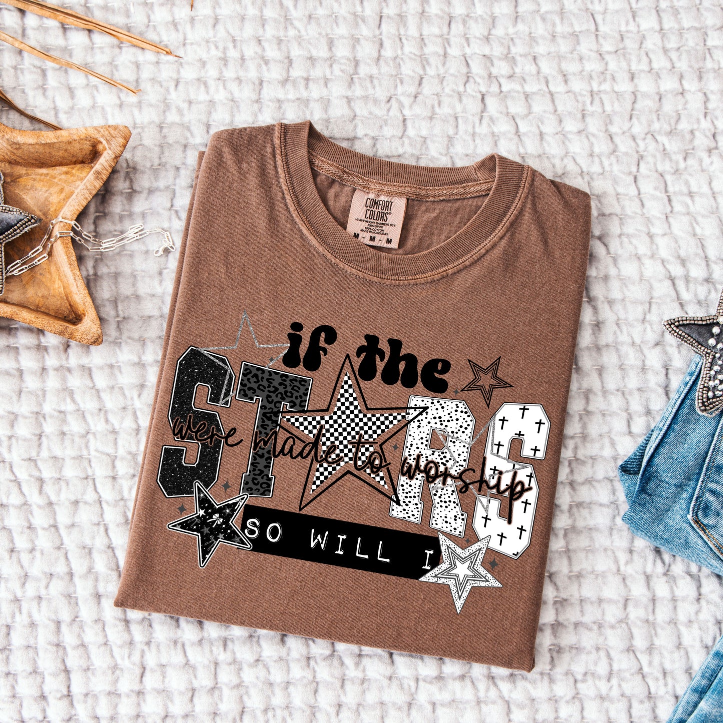 If the Stars Were Made to Worship Faith DTF Print
