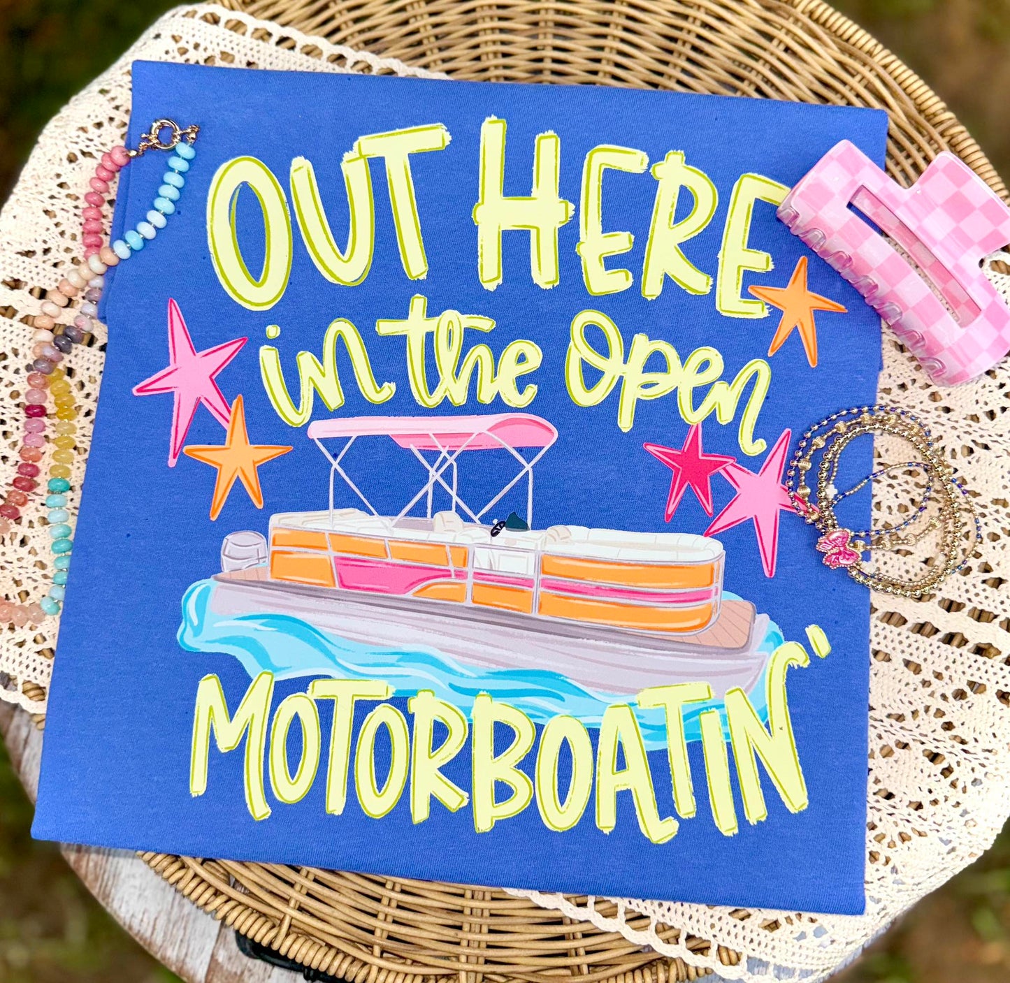 Motorboatin' Summer DTF Transfer