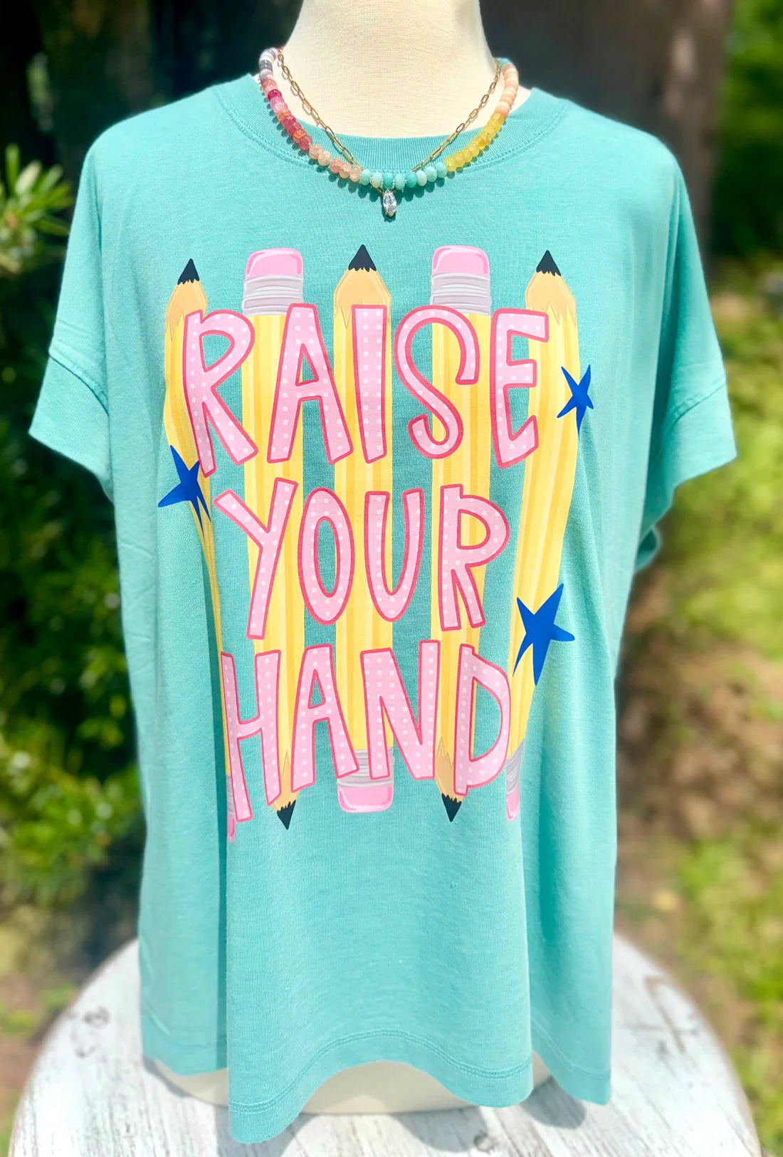 Raise Your Hand Teacher Occupation DTF Transfer