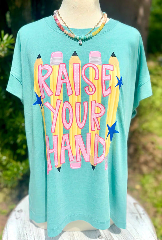 Raise Your Hand Teacher Occupation DTF Transfer