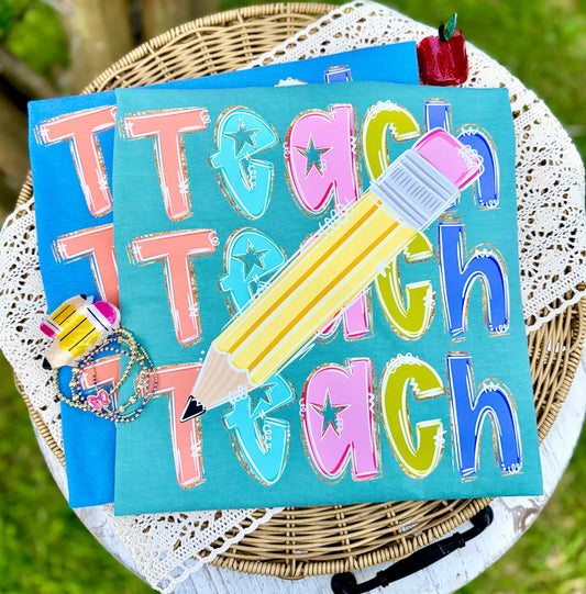 Teach Teach Teach Occupation DTF Transfer