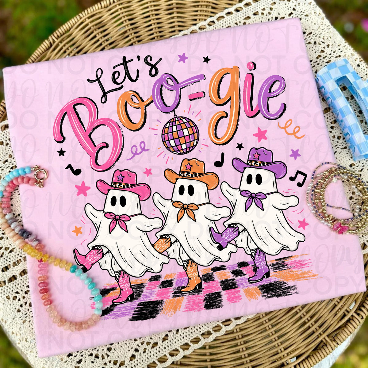 Let's BOO-gie Halloween DTF Print