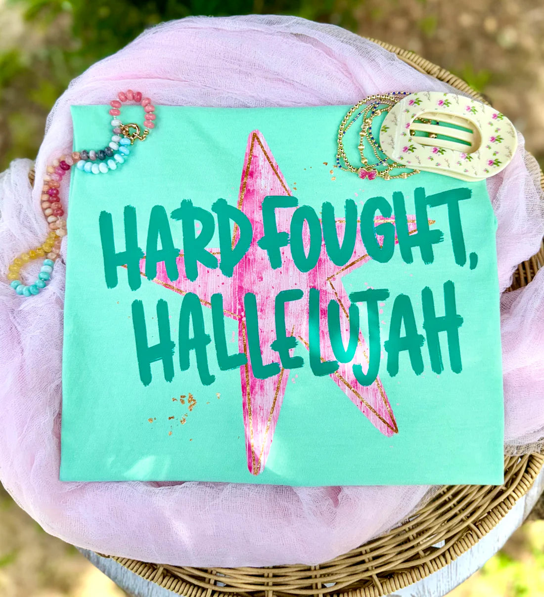 Hard Fought Hallelujah Faith DTF Transfer