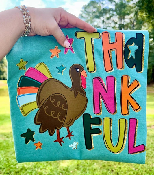 Thankful Turkey Thanksgiving DTF Transfer (Copy)