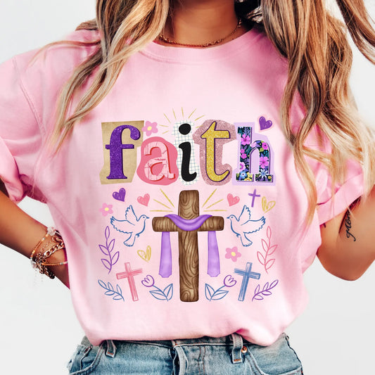 Faith Cross Faith DTF Transfer