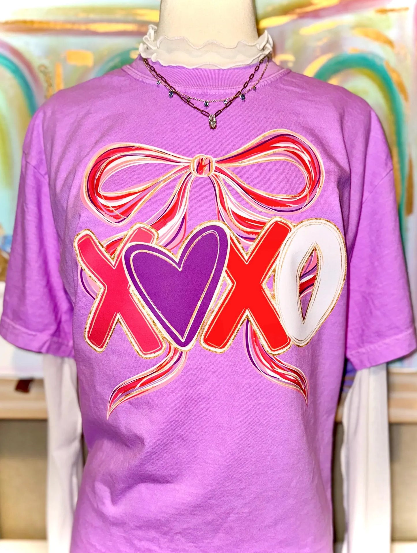 XOXO Bow Valentines DTF Transfer