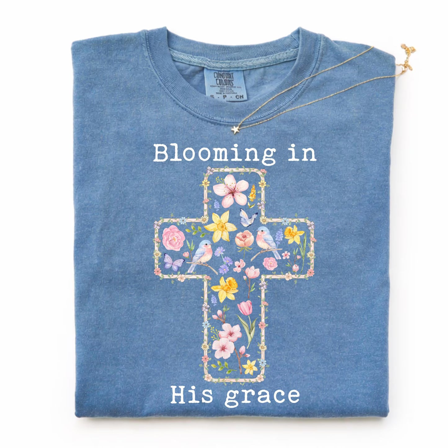 Blooming in His Grace Faith DTF Transfer