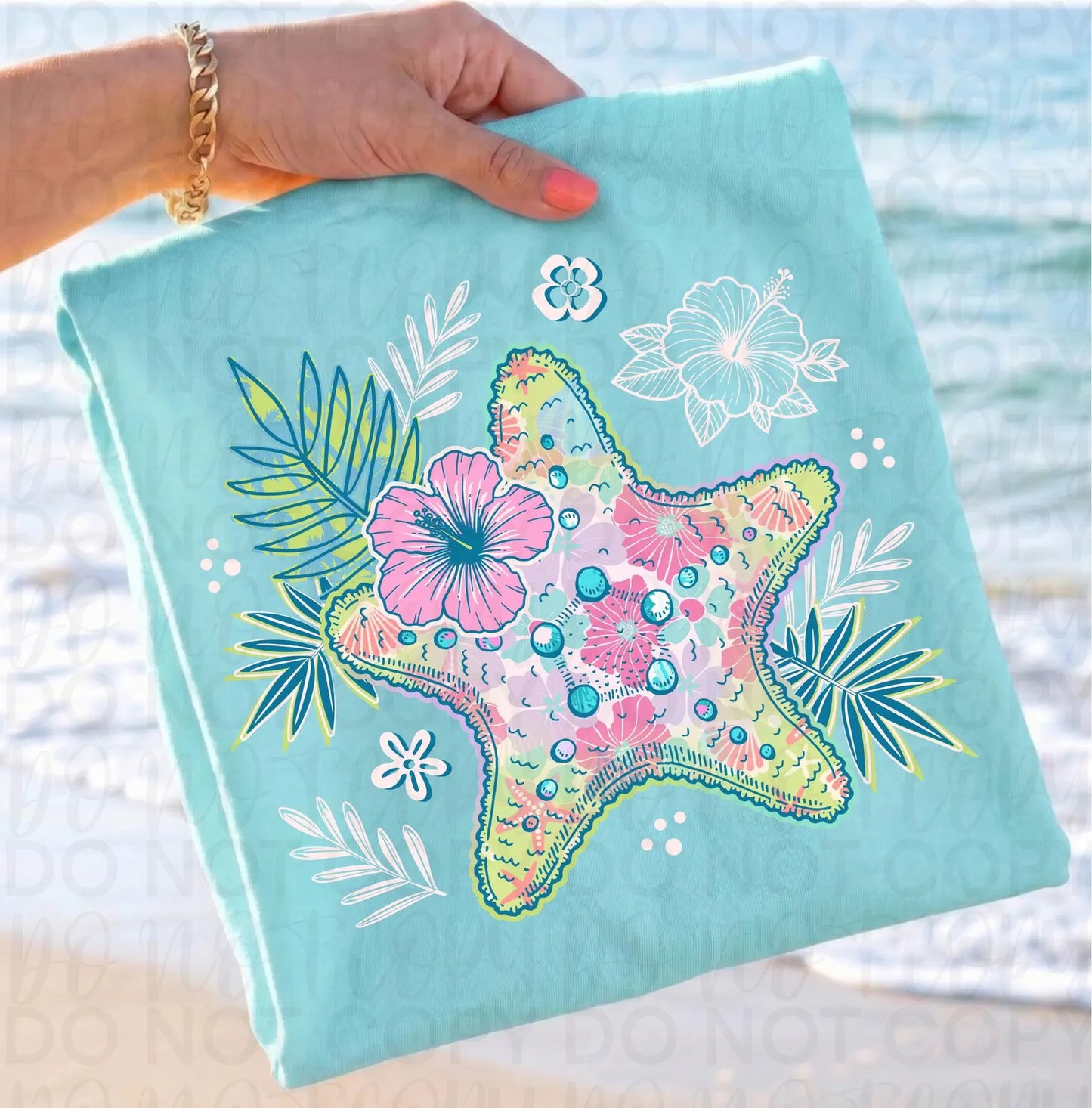 Starfish Summer DTF Transfer