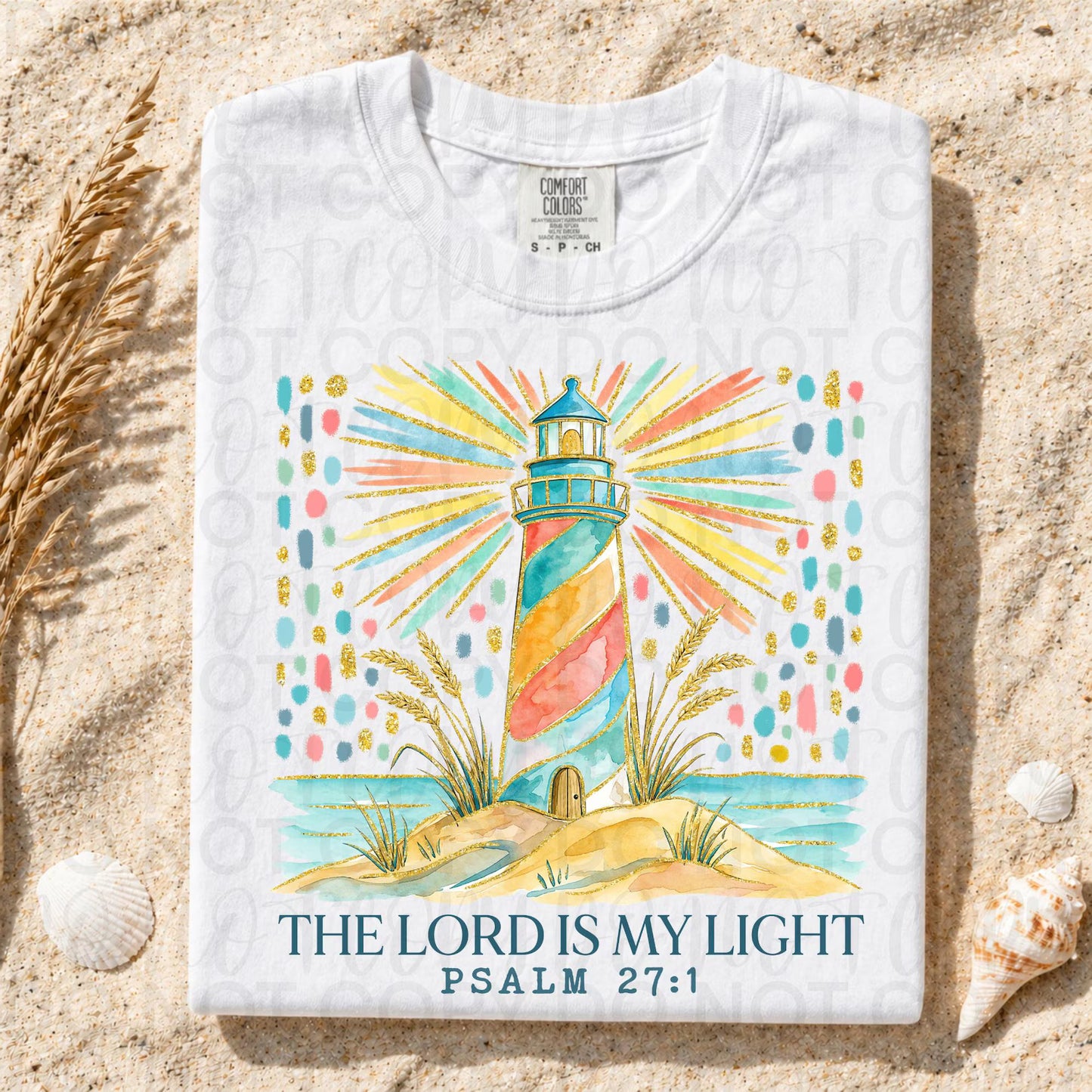 The Lord is My Light Faith DTF Transfer