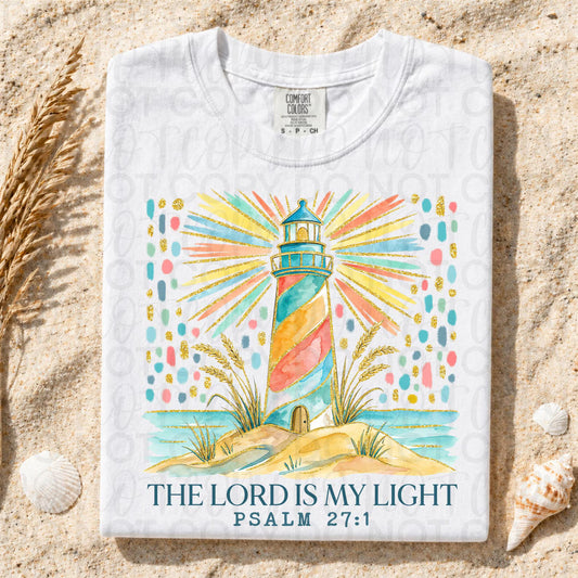 The Lord is My Light Faith DTF Transfer