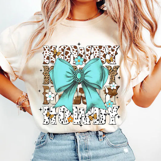Howdy Bow Everyday DTF Print