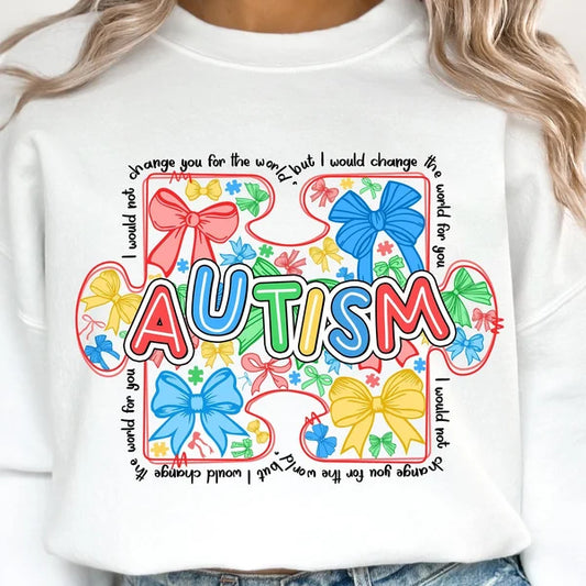 Autism Puzzle Awareness DTF Transfer