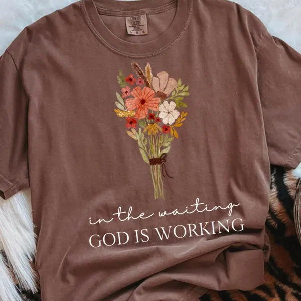 In the Waiting God is Working Faith DTF Print