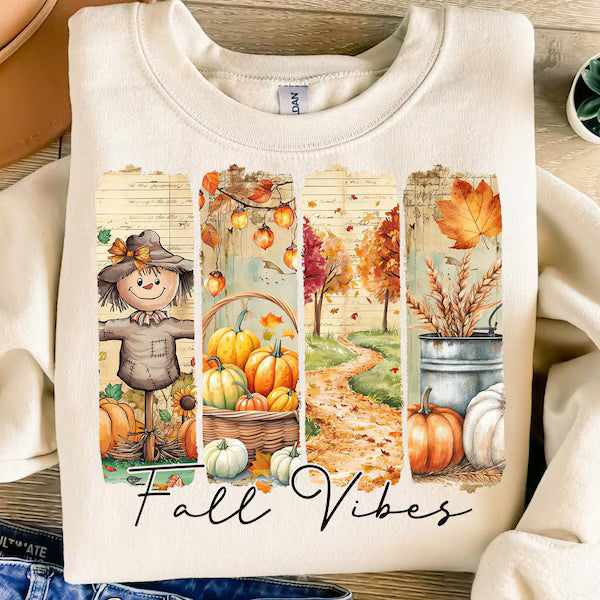Fall Vibes Fall DTF Print