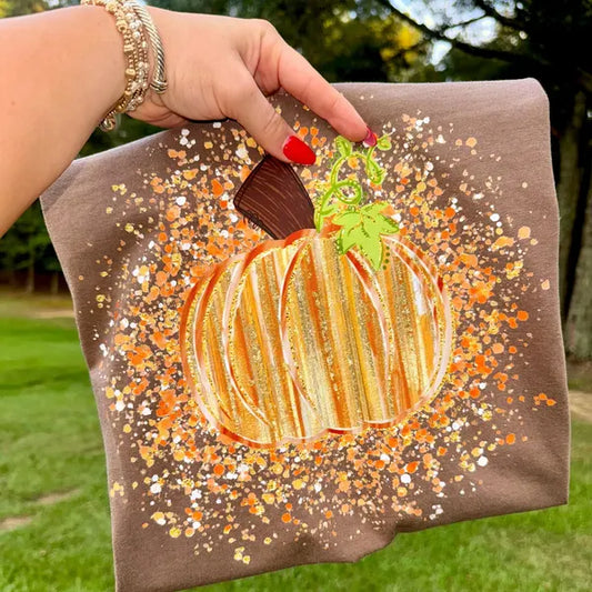 Pumpkin Splatter DTF Transfer