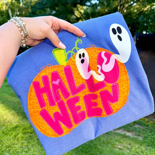 Pumpkin Ghosts Halloween DTF Transfer
